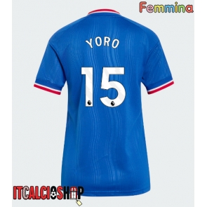 Manchester United Leny Yoro #15 Seconda Maglia Femmina 2026-27 Manica Corta